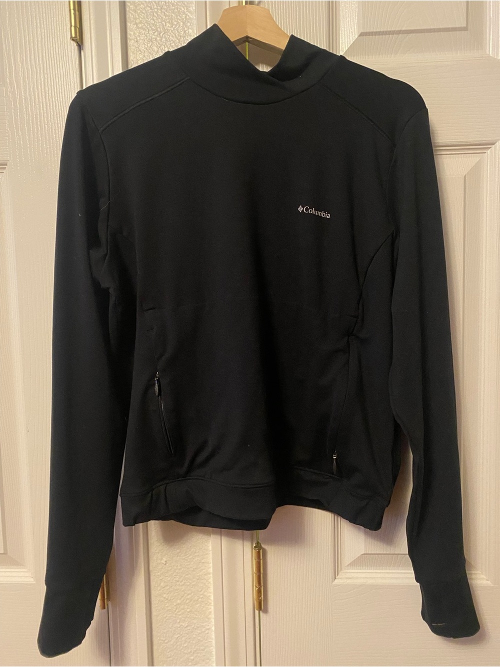 Columbia Black Lightweight Mockneck Women’s Pullover